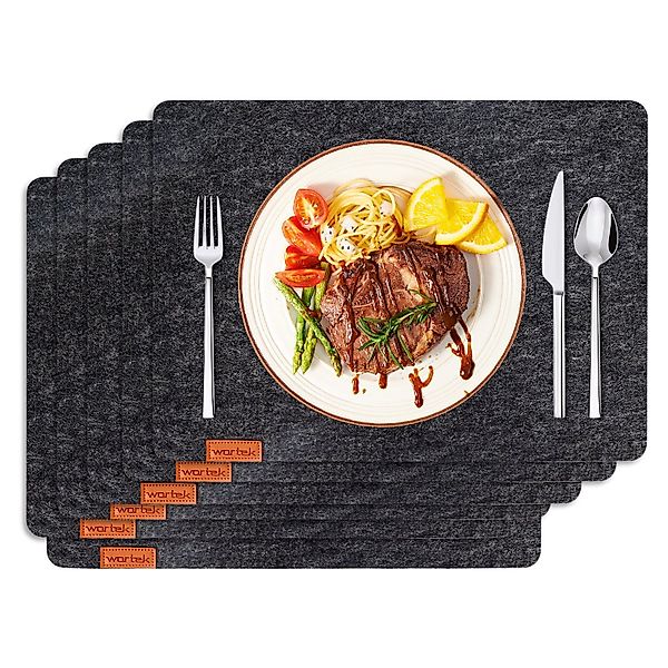 wortek Platzset Tischset 4-teilig Platzset aus günstig online kaufen