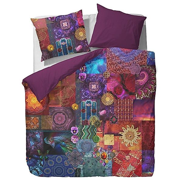Essenza Bettwäsche Delhi purple, Satin, 2 günstig online kaufen