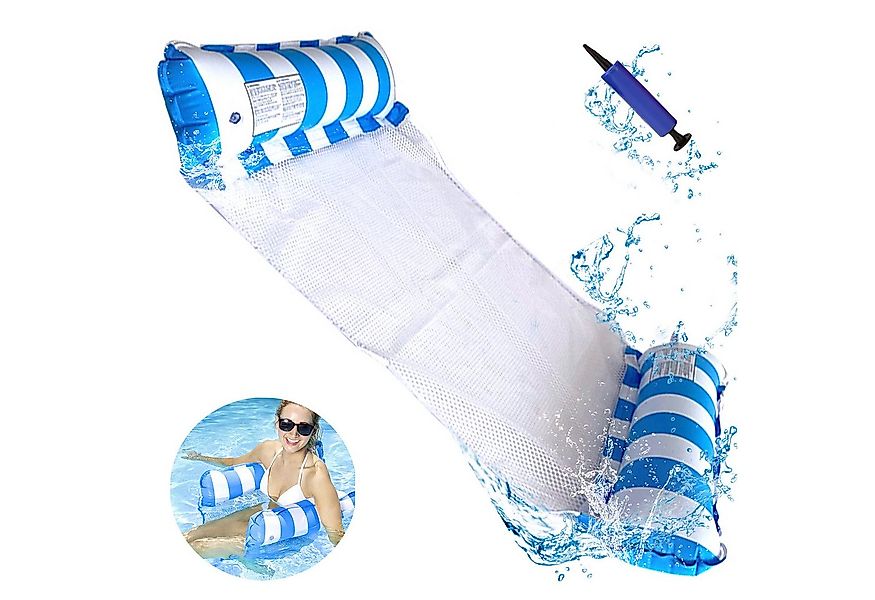 Mutig Luftmatratze Wasserhängematte Pool XL Luftmatratze Erwachsene 4in1 Po günstig online kaufen