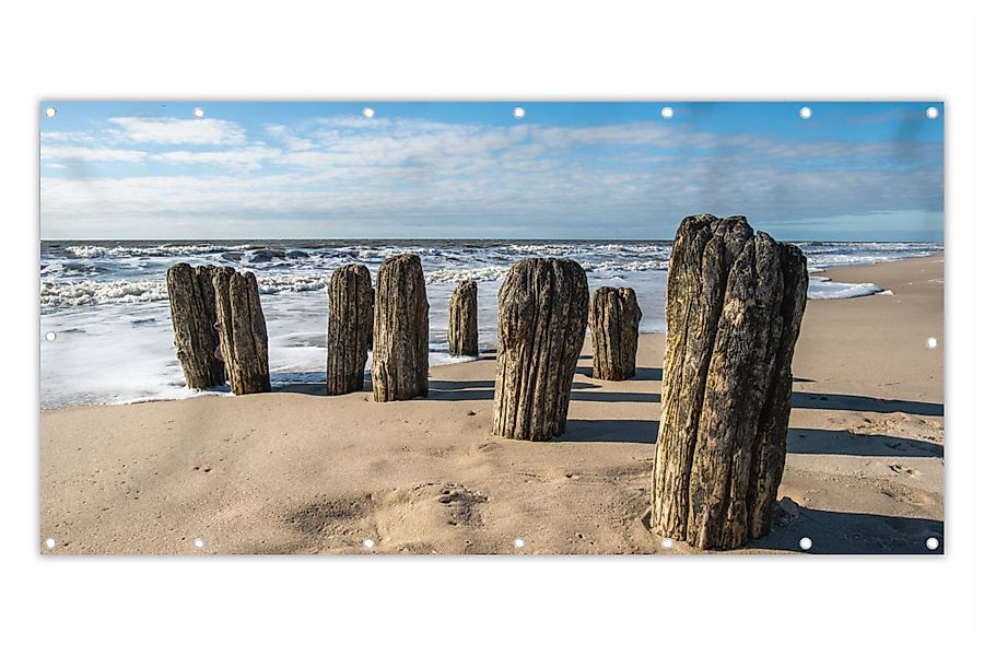 MuchoWow Balkonsichtschutz Sand - Strand - günstig online kaufen