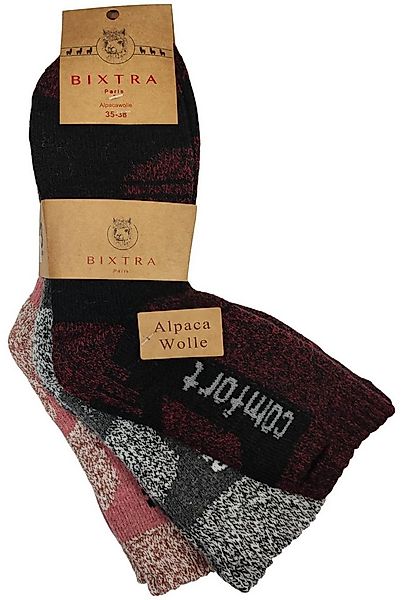 EloModa Thermosocken 3 Paar Damen Alpaka Socken Wollsocken Wintersocken, (3 günstig online kaufen
