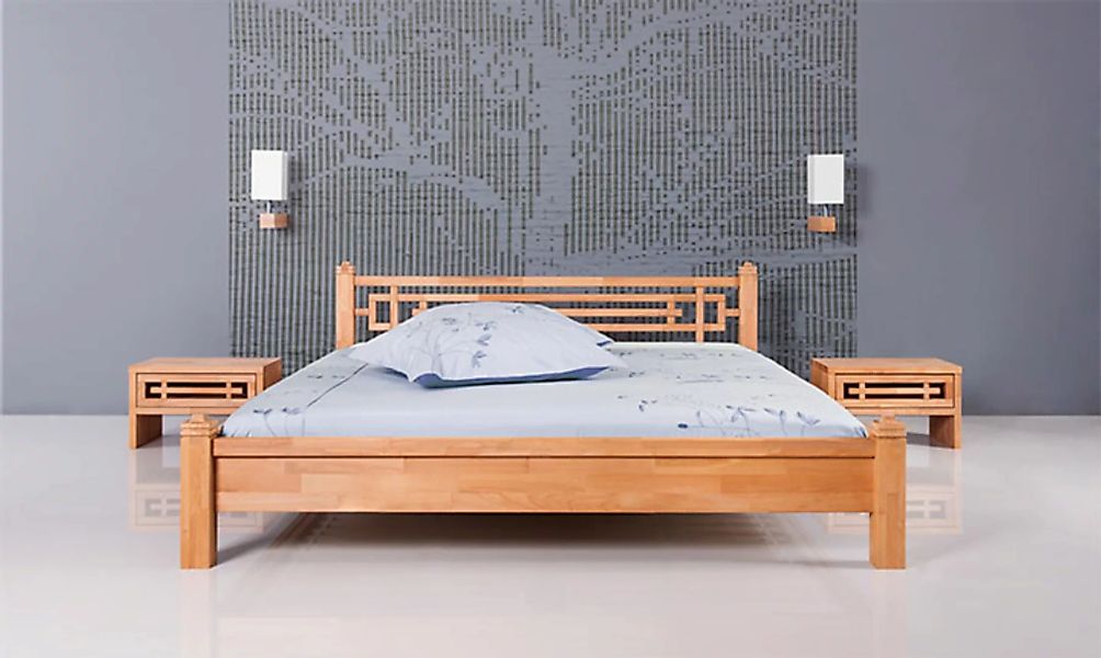 Bett TOKIO Holz massiv günstig online kaufen