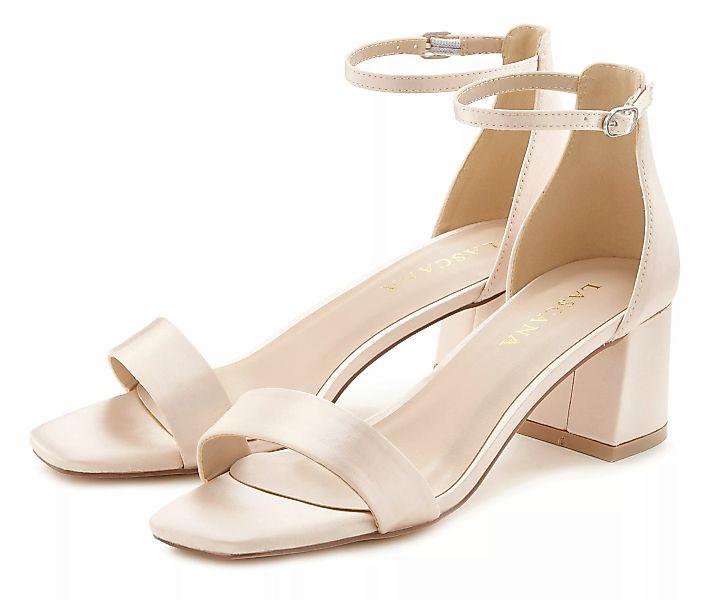LASCANA Sandalette "Sommerschuh", mit Blockabsatz, Sandale, Sommerschuh VEG günstig online kaufen