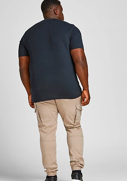 Jack & Jones Herren Cargo Hose JPSTPAUL JJFLAKE Plussize - Slim Fit - Beige günstig online kaufen