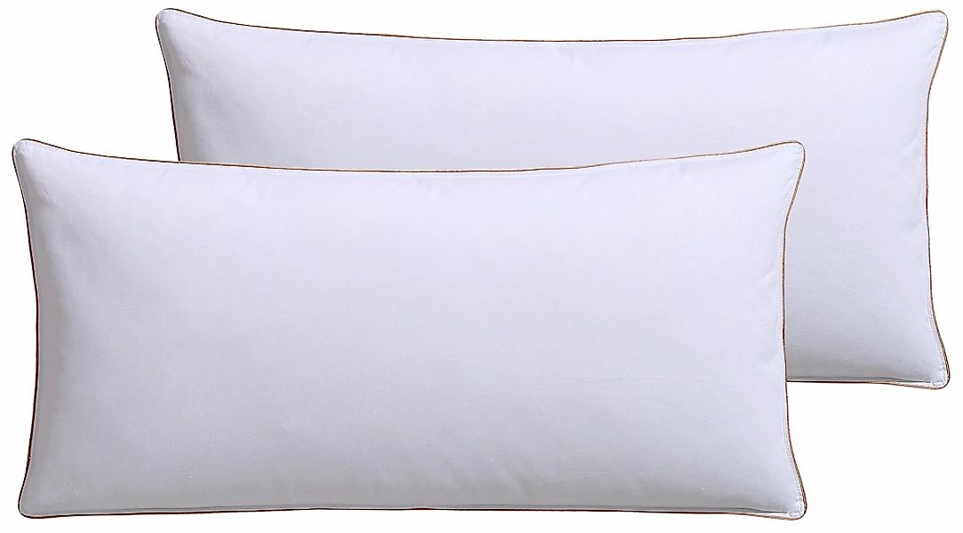 RIBECO Gänsefederkopfkissen "Kalle" Füllung: Gaensefedern-Daunen Spar-Set, günstig online kaufen