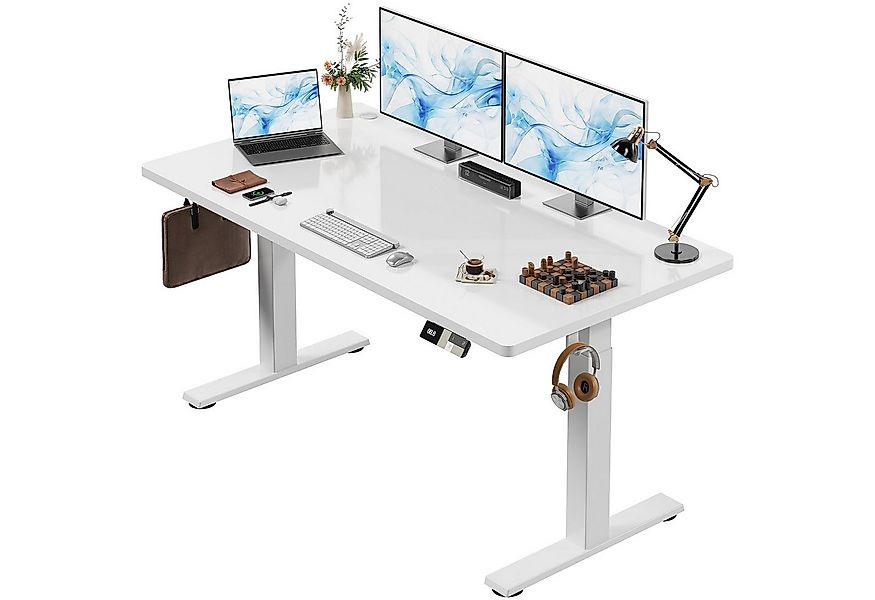 HOMALL Schreibtisch Höhenverstellbarer Schreibtisch elektrischer mit 2 Moto günstig online kaufen