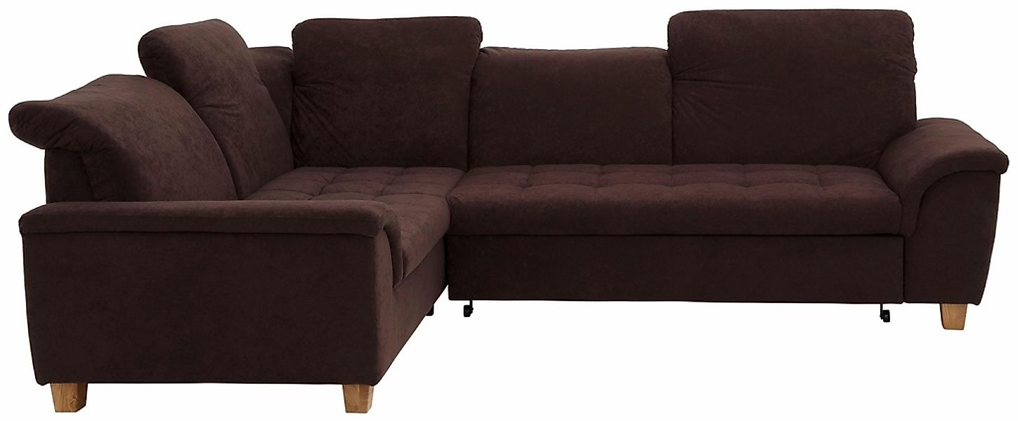 Home affaire Ecksofa »Lyla L-Form«, wahlweise mit Rückenfunktion und Bettfu günstig online kaufen