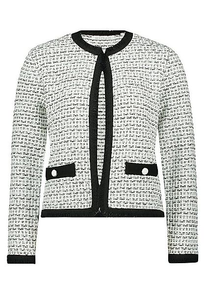Betty&Co Strickjacke Damen Strick-Cardigan mit Fransen (1-tlg) günstig online kaufen