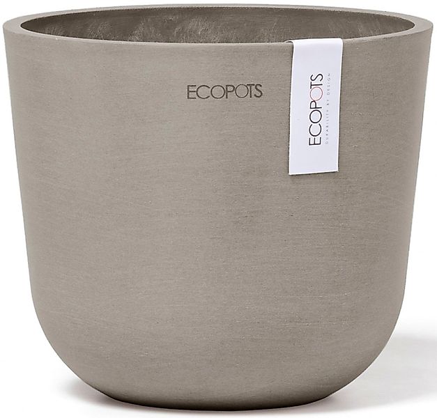 ECOPOTS Blumentopf Oslo Mini 16 Taupe, für den Innenbereich günstig online kaufen