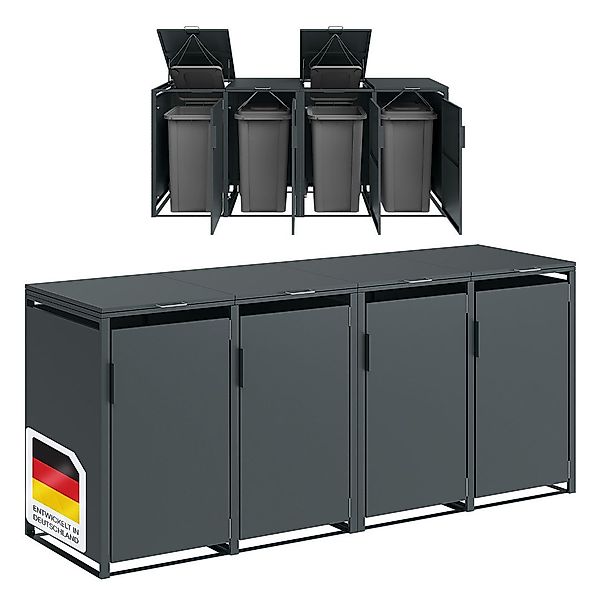 STEELSØN Mülltonnenbox Thoria (für 4 Tonnen günstig online kaufen