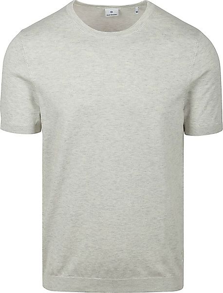 Blue Industry Knitted T-Shirt Melange Ecru - Größe XXL günstig online kaufen