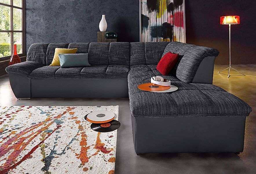 DOMO collection Ecksofa »Splash, aktuelle Sitz- und Rückensteppung, Materia günstig online kaufen