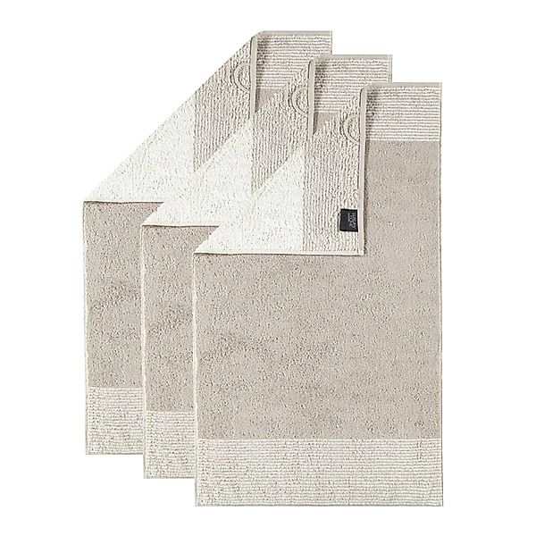 Cawö Gästehandtücher Unisex Gästetuch 3er Pack günstig online kaufen