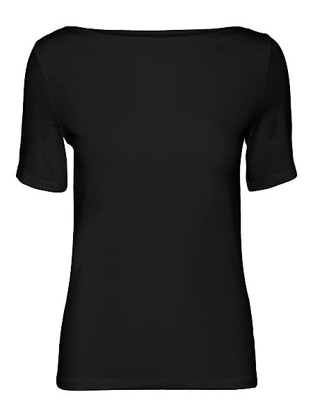 Vero Moda T-Shirt Basic Stretch mit U-Boot-Ausschnitt VMPANDA VMPANDA MODAL günstig online kaufen