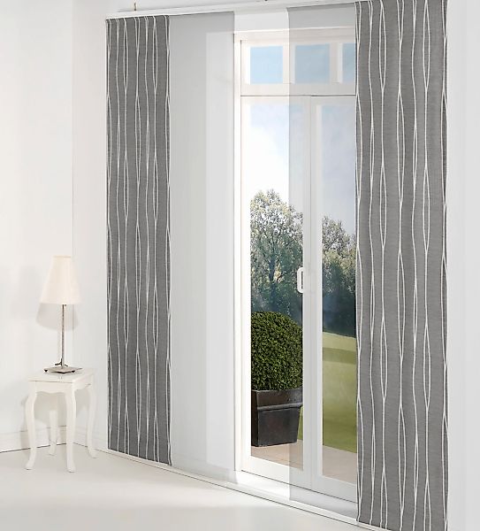 Wirth Schiebegardine "DALLAS" Paneelwagen 1 Stk. tlg. günstig online kaufen