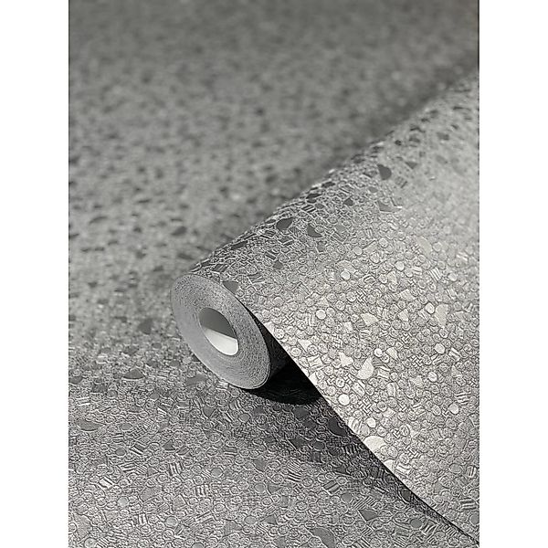 Glööckler Vliestapete Imperial Uni geometrische Formen Schwarz günstig online kaufen