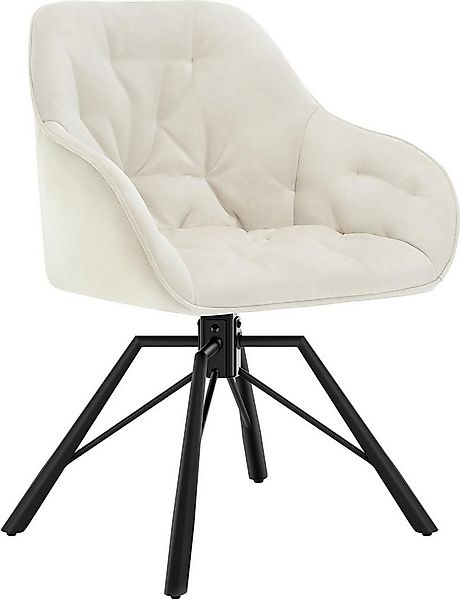 Woltu 4-Fußstuhl (1 St), drehbar, Esszimmerstuhl für Esszimmer Küche Wohnzi günstig online kaufen