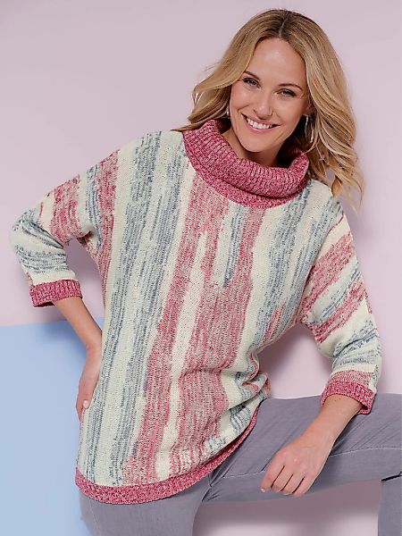 Classic Basics Rollkragenpullover "3/4-Arm-Pullover" günstig online kaufen