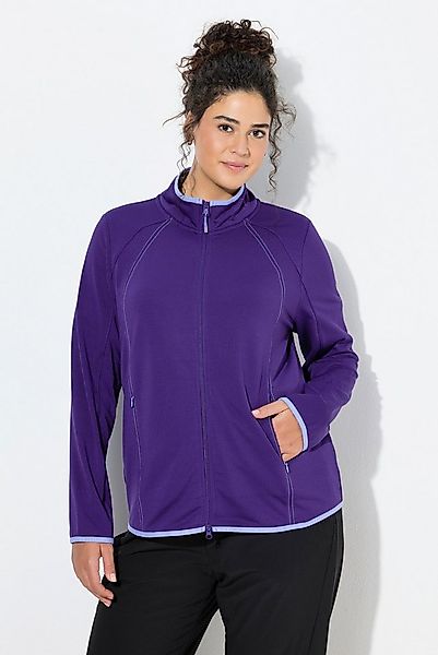 Ulla Popken Sweatjacke Funktions-Sweatjacke Stehkragen Langarm recycelt günstig online kaufen