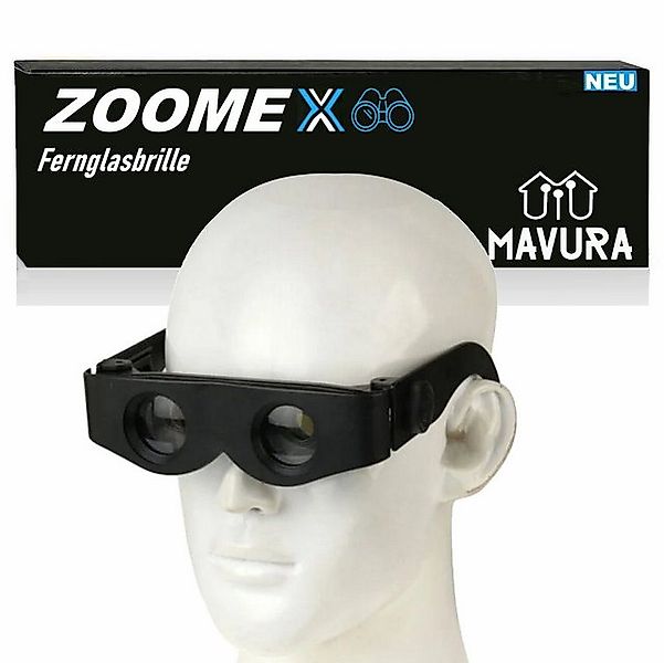 MAVURA ZOOMEX Fernglasbrille Fernglas Brille Lupe Verstellbar Teleskop Ange günstig online kaufen