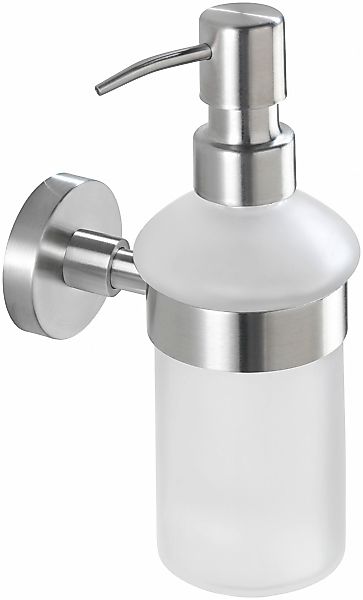 WENKO Seifenspender "Bosio" Edelstahl rostfrei, ca. 200 ml Füllmenge günstig online kaufen
