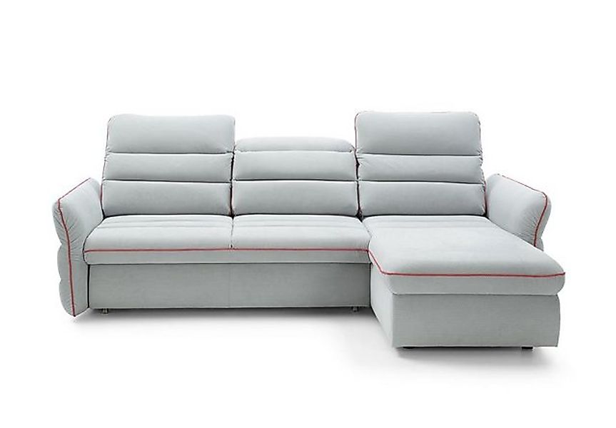 JVmoebel Ecksofa Design Ecksofa Couch Wohnlandschaft Textil Polster Sofas L günstig online kaufen