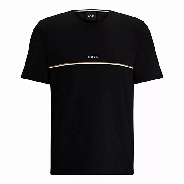 BOSS Kurzarmshirt Unique T-Shirt mit Boss-Logo auf Brust günstig online kaufen