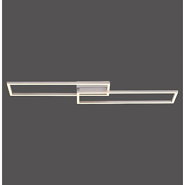Just Light. Deckenleuchte Iven Stahlfarben 92,4 x 22 cm, günstig online kaufen