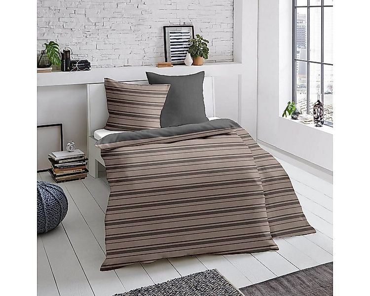TRAUMSCHLAF Bettwäsche Konstanz, Biber, 3 teilig, Biberbettwäsche weich und günstig online kaufen