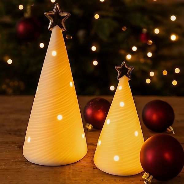 Online-Fuchs Dekobaum - 2er Set LED-Tannenbaum günstig online kaufen
