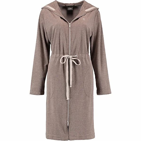 Cawö Home Active Damen Kurzmantel Kapuze TG RV 821 - Farbe: mocca-stein - 3 günstig online kaufen