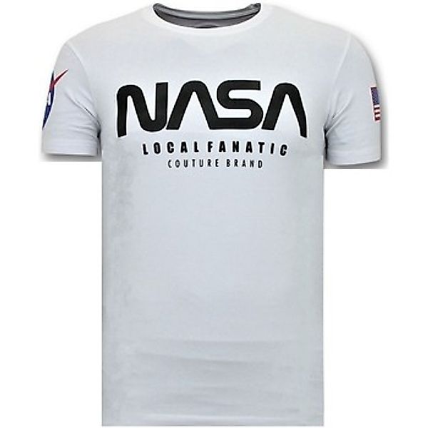 Local Fanatic  T-Shirt Mit Aufdruck Nasa American Flag günstig online kaufen
