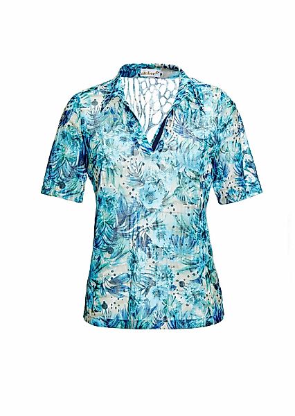 GOLDNER Poloshirt "Hautangenehmes Druck-Poloshirt" Jedes Teil ein Unikat günstig online kaufen