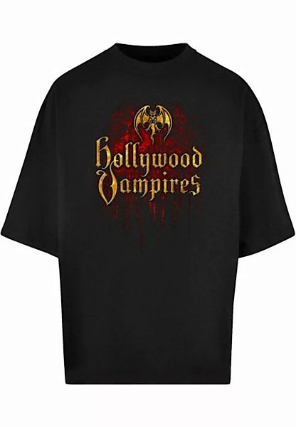 Merchcode T-Shirt Merchcode Herren Hollywood Vampires - Bat Logo Drips Huge günstig online kaufen
