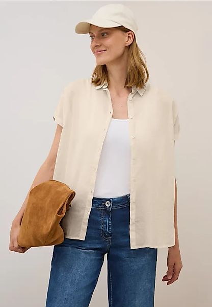 Hemdbluse in Unifarbe günstig online kaufen