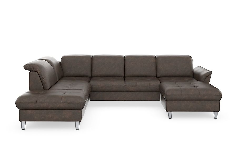 sit&more Wohnlandschaft "Maggiore U-Form" wahlweise mit Kopfteilverstellung günstig online kaufen