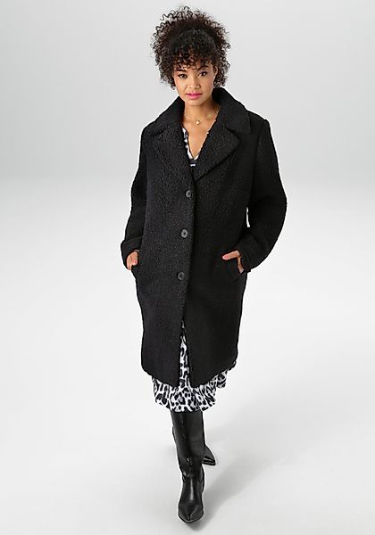 Aniston PLUS Fellimitatjacke in Plüsch-Optik - günstig online kaufen