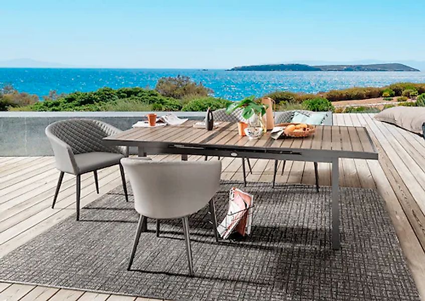 Destiny Garten-Essgruppe »MODENA IMOLA« 4x Sessel, 1x Tisch, 5 Stk. tlg. Al günstig online kaufen