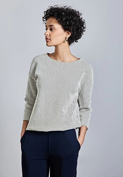 STREET ONE 3/4-Arm-Shirt, mit U-Boot-Ausschnitt günstig online kaufen