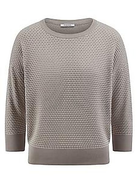 Rundhals-Pullover Peter Hahn grau günstig online kaufen