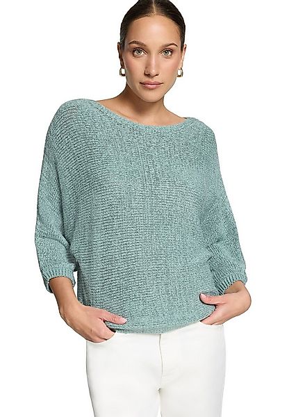 Zero Strickpullover Damen mit Fledermausärmeln (1-tlg) Gerippt günstig online kaufen