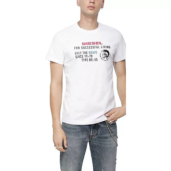 Diesel Diego Xb Kurzärmeliges T-shirt M White günstig online kaufen
