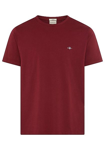 Gant T-Shirt SLIM SHIELD SS T-SHIRT mit Logostickerei auf der Brust günstig online kaufen