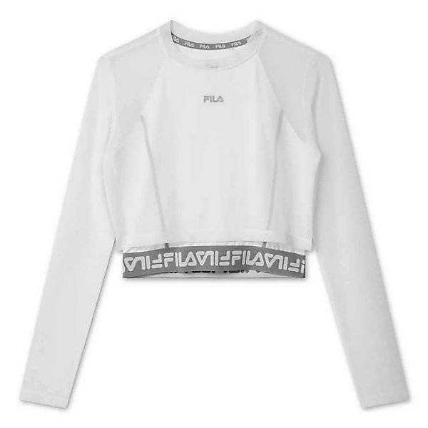 Fila Magenta Crop Langarm-t-shirt S Bright White günstig online kaufen