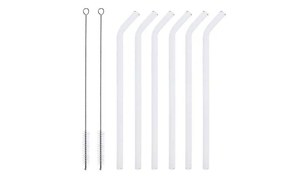 Peill+Putzler Glas-Trinkhalm-Set   ¦ transparent/klar ¦ Glas Ø: 0.8 Küchenz günstig online kaufen