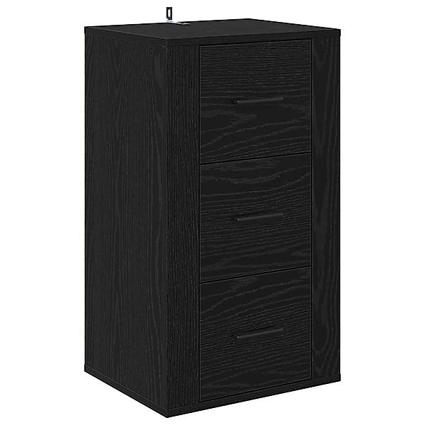 vidaXL Sideboard Sideboard Schwarz Eichen-Optik 40 günstig online kaufen