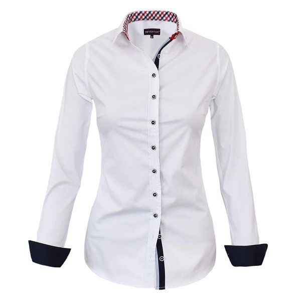 HEVENTON Hemdbluse aus reiner Baumwolle günstig online kaufen