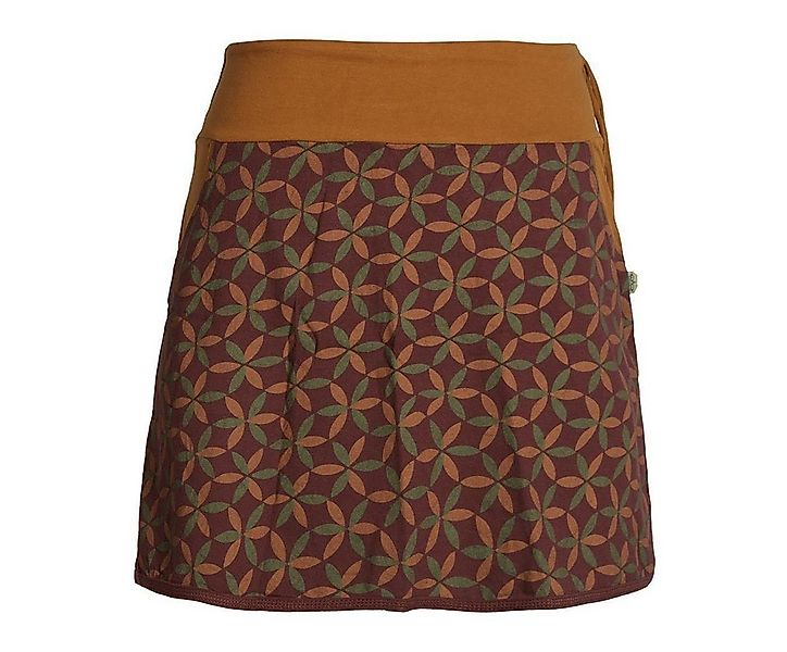 Vishes Minirock Rock 70er Jahre Retro Facetten Blumen-Druck Cacheur, Ethno, günstig online kaufen