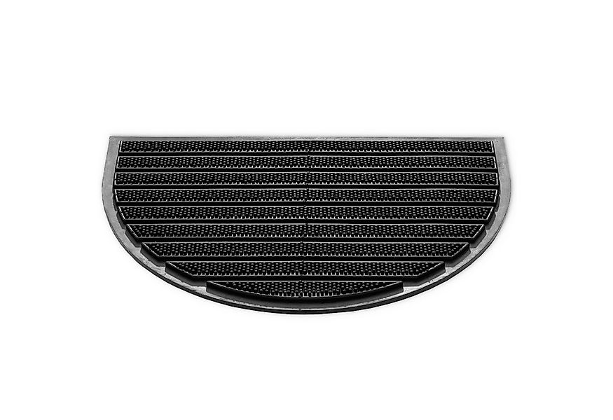 matches21 HOME & HOBBY Fußmatte Hartgummi Bürsten Fußmatte halbrund 40x60 c günstig online kaufen