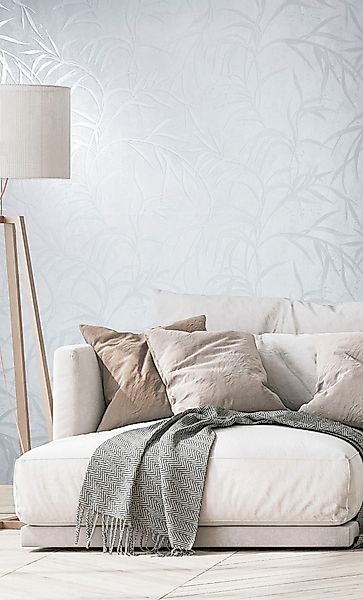Marburg Vliestapete Fern, strukturiert, glänzend, moderne günstig online kaufen